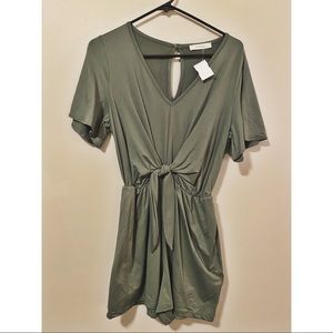 Entro Olive Green Romper